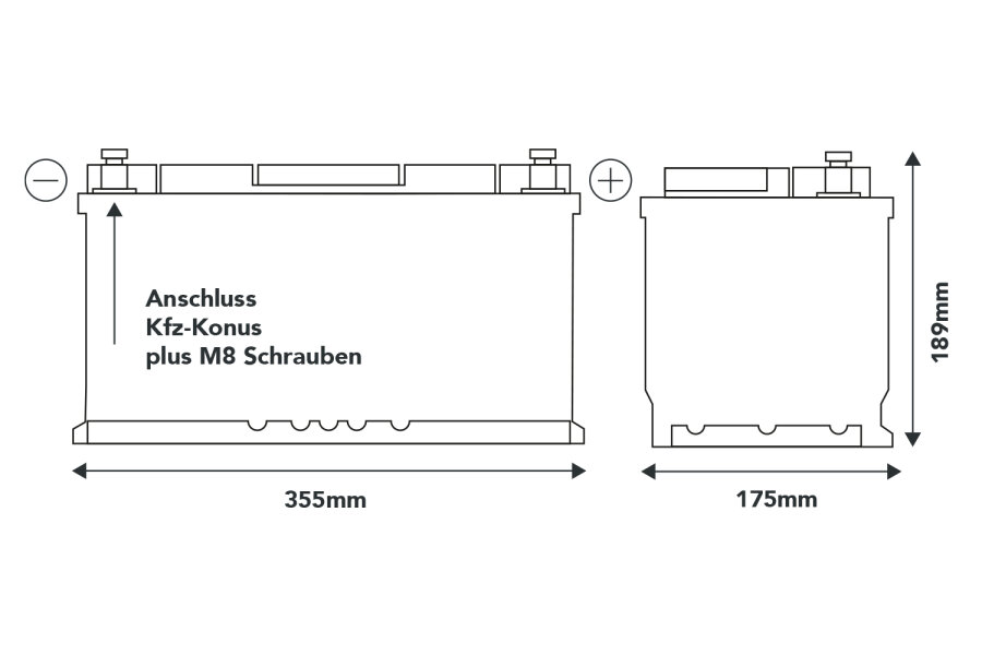 150Ah | 12,8V | 1920Wh | SMART POWER Lithium LiFePO4 Batterie mit Bluetooth 5.0 | integriertem 150A-300A BMS | Heizung